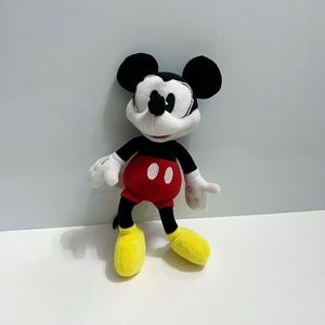 Disney Mickey Mouse Plushie Plush Toy Red Yellow Kids Stuffed Animal Boys